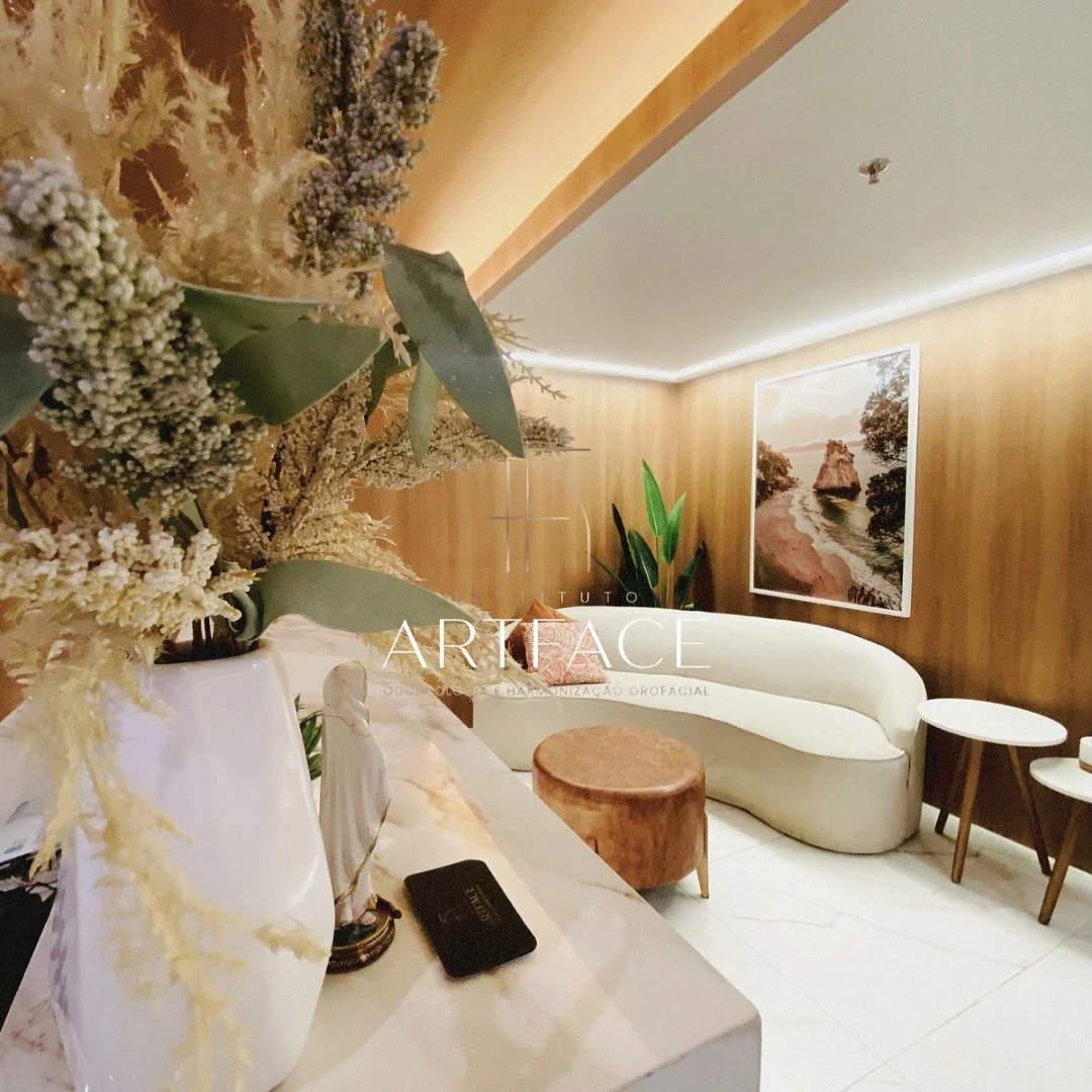 Recepção e lounge privativo